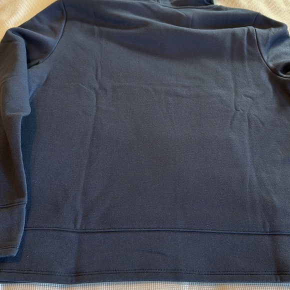 Woman Nautica Hoodie with V Neck and front pockets Size Medium Navy Blue - Picture 12 of 13